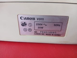 Máquina de Escribir Eléctrica Canon ES 5