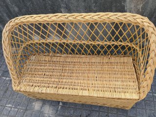 Baúl de bambú y ratán
