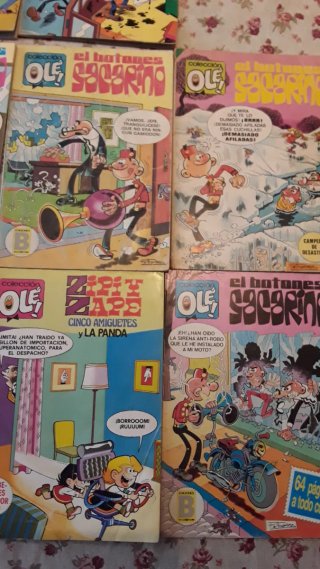 12 Comics El botones sacarino y Zipi y zape