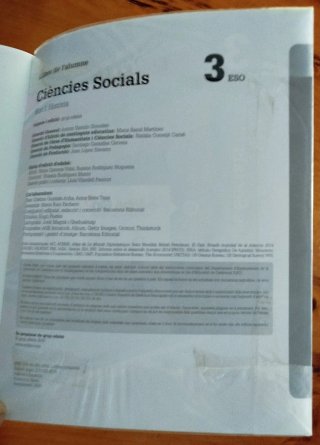 Libro de Ciencias Sociales 3 Eso de edebe