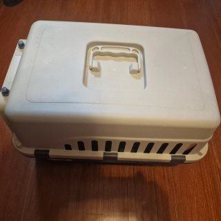 Transportín Perro/Gato Gris y Blanco