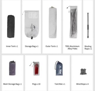 Tienda de campaña ultralight Mongar 2