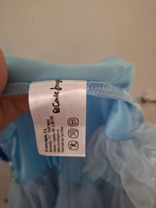 Disfraz Ninfa Niña Azul