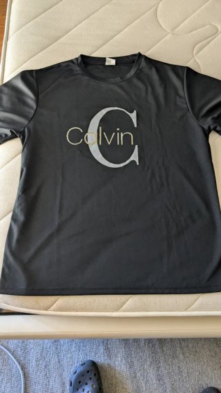 Maglietta nera  logo C Calvin