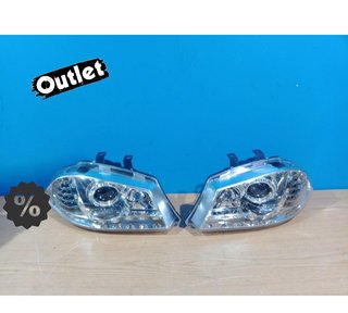 ML FAROS SEAT IBIZA 6L 02-08 DAYLIGHT CROMADOS INTERMITENTE