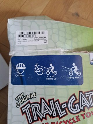 Barra tandem remolcadora bici niño