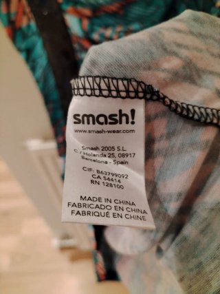 Camiseta Smash Talla S