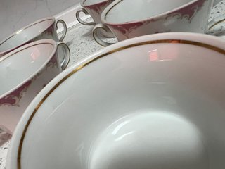 Juego 5 Tazas Consomé Winterling Röslau Bavaria
