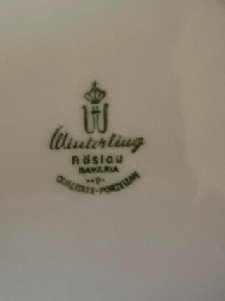 Juego 5 Tazas Consomé Winterling Röslau Bavaria