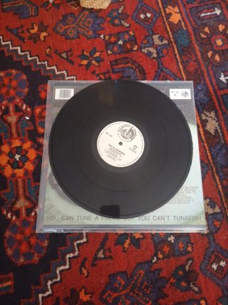 Vinilo Der Weisse Hai Techno Blanco y Negro