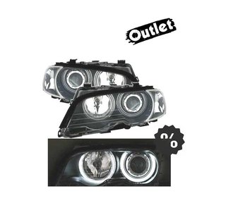 ML FAROS BMW E46 COUPE 99-03 OJOS ANGEL CCFL INTERMITENTES F
