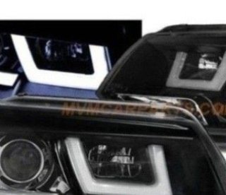Faros Volkswagen T5 GP Tipo U LED Black