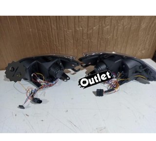 ML FAROS PARA SEAT IBIZA 6J 08-12 LUZ DIURNA FONDO CROMO R14