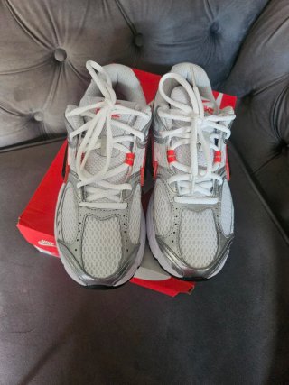 Zapatillas Nike Vomero 5 Plata y Blanco