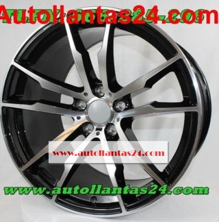Pack 4 llantas para bmw x6 x5 vintage blac r663554