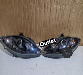 ML FAROS SEAT LEON ALTEA TOLEDO 04-09 LUZ DIURNA LED FONDO N