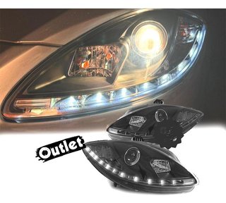 ML FAROS SEAT LEON ALTEA TOLEDO 04-09 LUZ DIURNA LED FONDO N