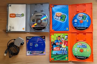 Pack Eye Toy PS2: Cámara + 4 Juegos