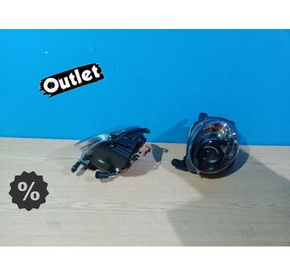 ML FAROS PARA FIAT 500 07-15 LUZ DIURNA TFL FONDO NEGRO R148