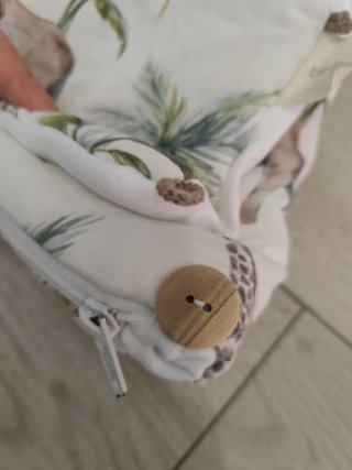 Saco carrito bebé con capucha + cojín