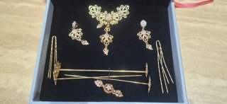 Aderezo fallera en oro