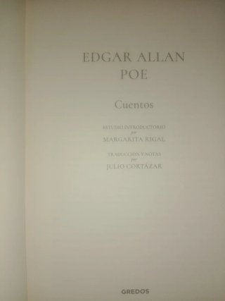 Cuentos. Edgar Allan Poe