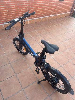 Bicicleta Eléctrica Plegable Onemile Azul