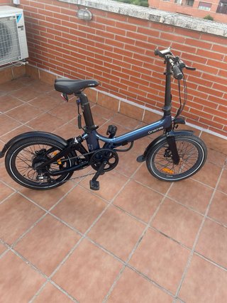Bicicleta Eléctrica Plegable Onemile Azul