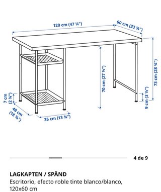 Escritorio IKEA LAGKAPTEN / SPÄND