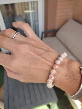 Pulsera Rodocrosita Natural -Piedra Natural