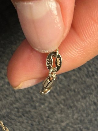 Colgante de Corazón, de plata con Baño Oro