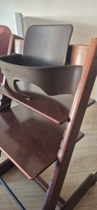 Silla Stokke Trona Madera Marrón