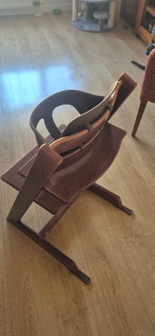 Silla Stokke Trona Madera Marrón