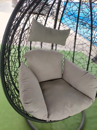 Silla Colgante / Mecedora Gris