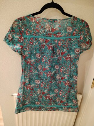 Blusa Cortefiel Talla S Estampada
