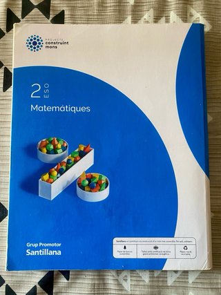 Matemàtiques, 2 ESO, Santillana