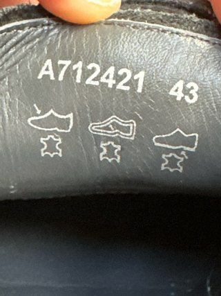 Zapatos de vestir BORELLI negros piel talla 43