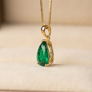 Collar  gota Esmeralda Nano – Edición Limitada