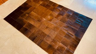 Alfombra piel de vaca unica 120x180cm (D26)