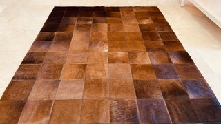 Alfombra piel de vaca unica 120x180cm (D26)
