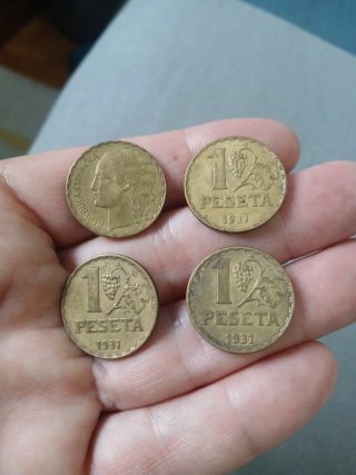 4 Pesetas 1937 República Española