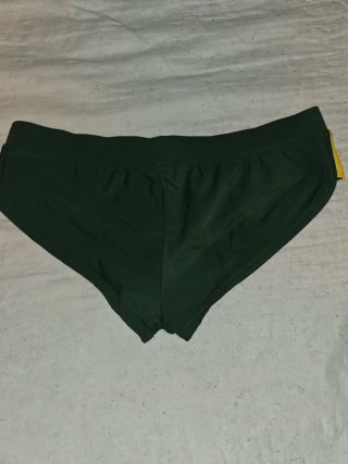 Bañador hombre verde y amarillo