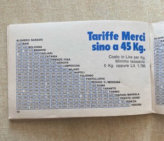 Orario Voli Nazionali Alitalia ATI 1978