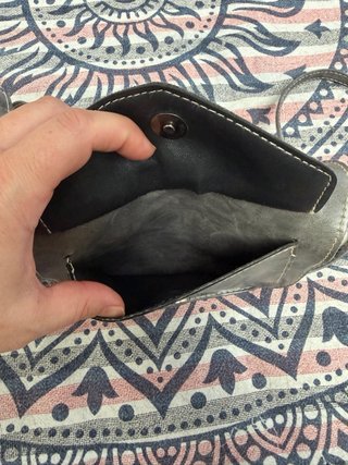 Bolso bandolera gris