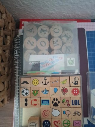 Sellos de madera para manualidades