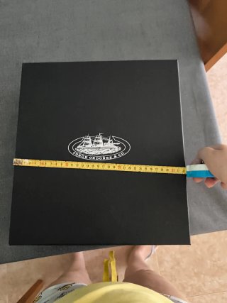 Caja Almacenamiento Madera y Cartón Negra