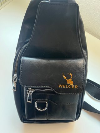 Bolso bandolera Weiwier negro
