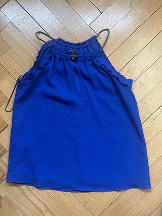 Camisa Mango Azul Talla M