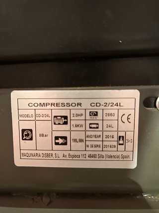 Compresor Unicair 24L