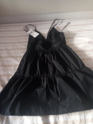 Vestido Zara Negro Talla S